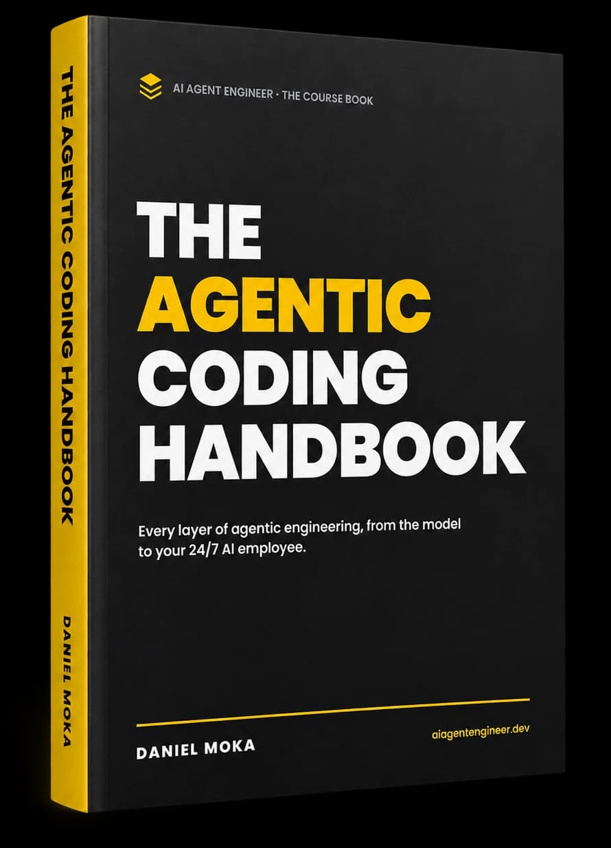 The Agentic Coding Handbook, the course book, by Daniel Moka